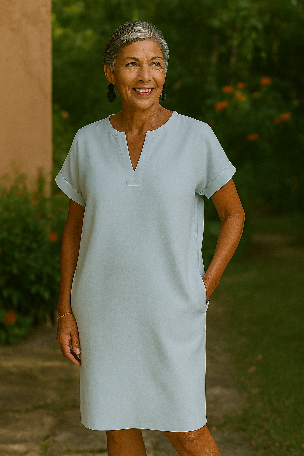 Liora | Contrast Shift Dress