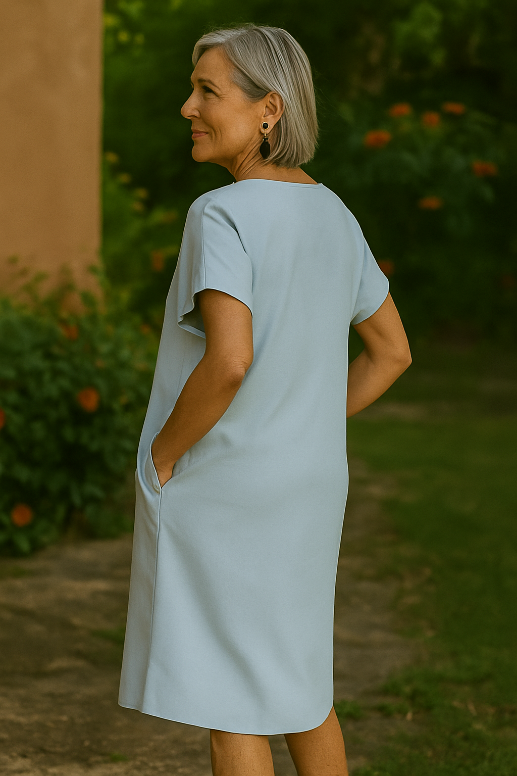 Liora | Contrast Shift Dress