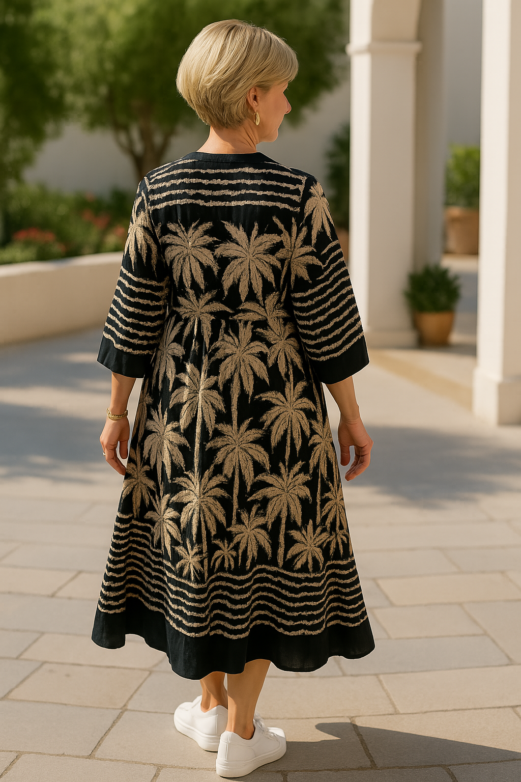 Liora | Black Flow Dress