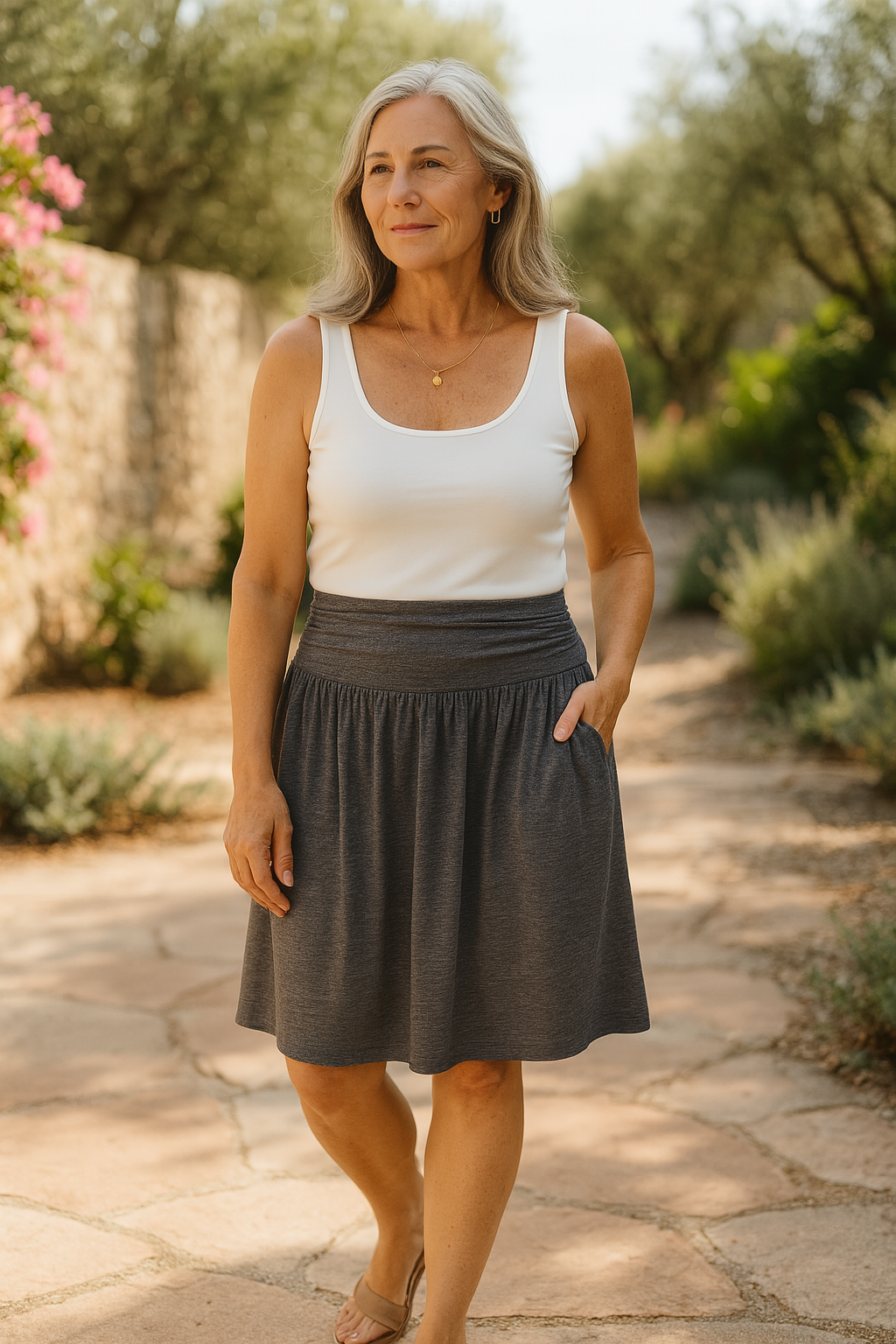 Elara | Elegant & Comfortable Midi Skirt