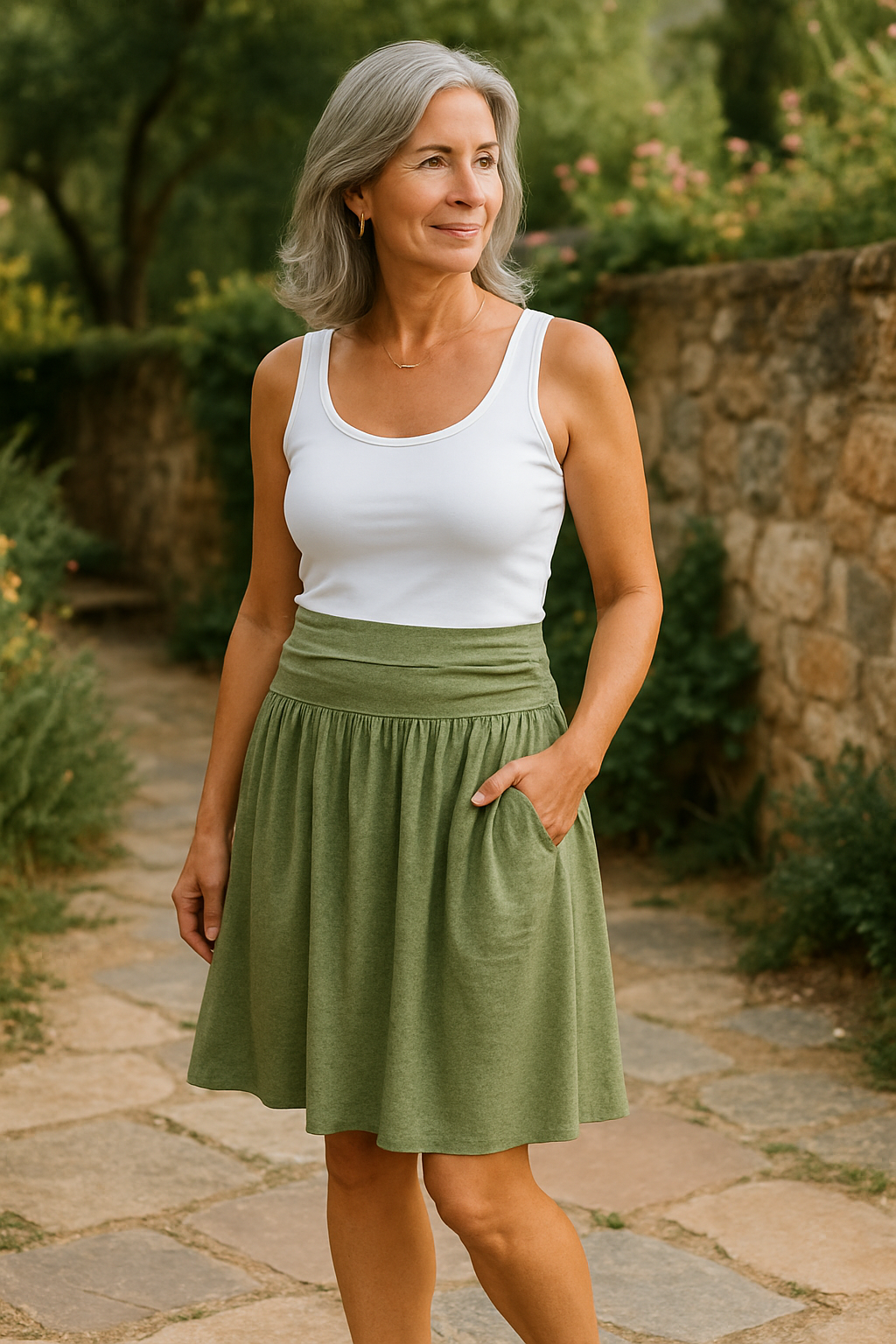 Thalina | Elegant Comfort Skirt