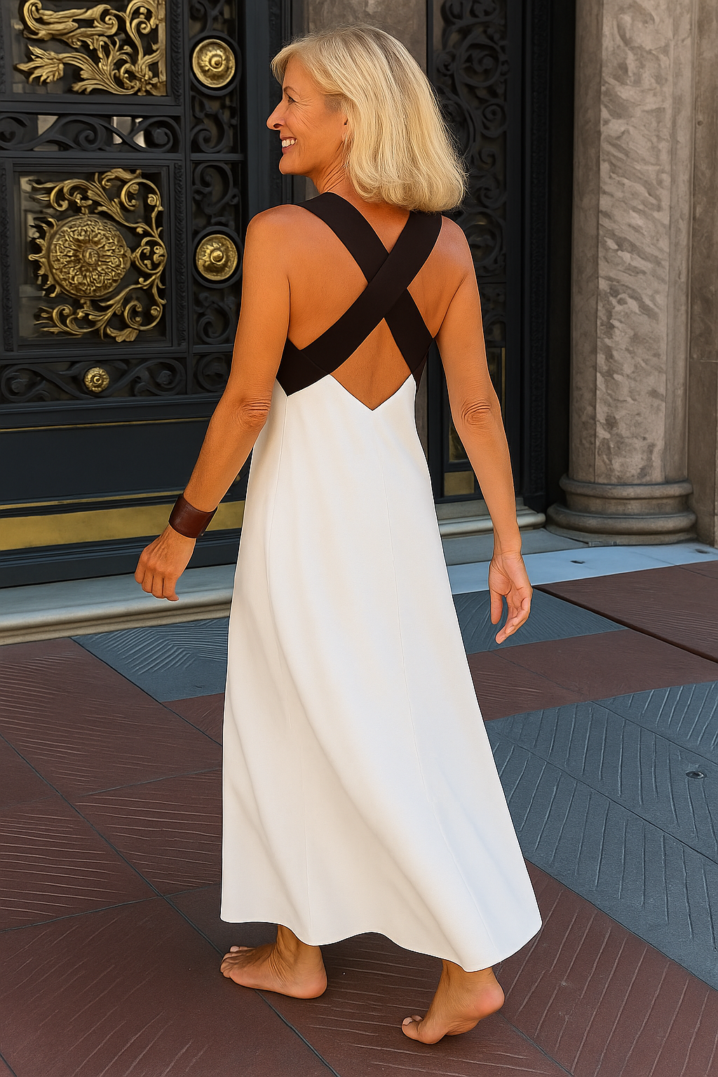 Thalina | Cross-Front Summer Dress