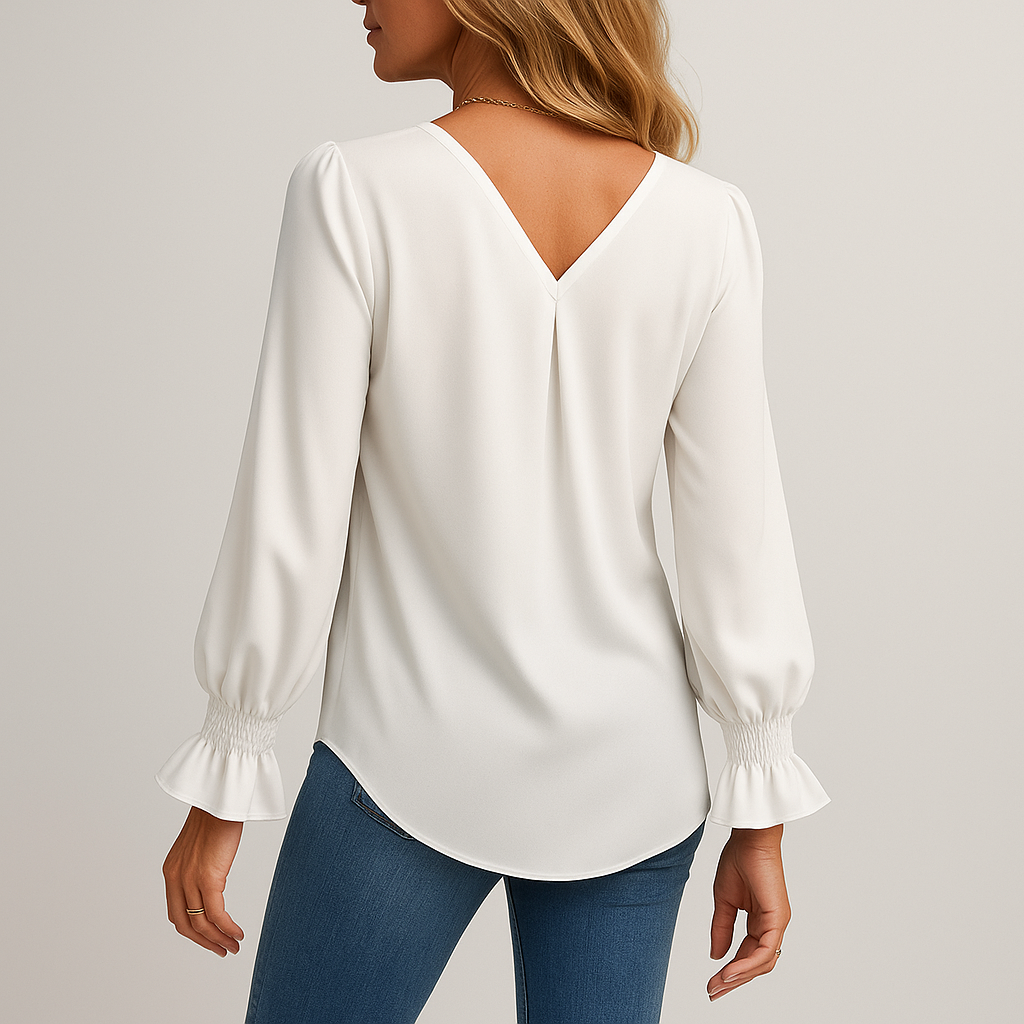 Serena | Luxe V-Neck Blouse