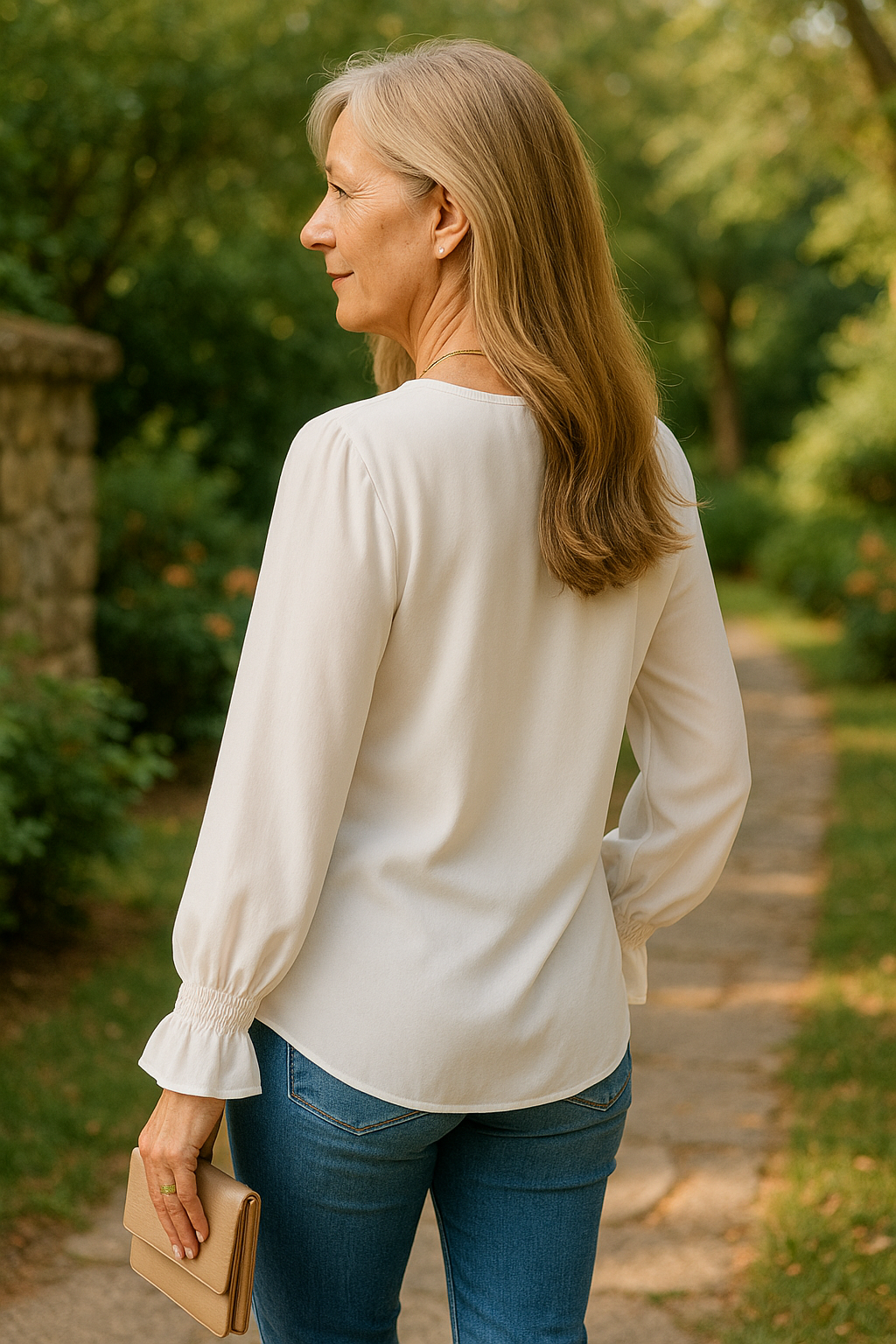 Serena | Luxe V-Neck Blouse