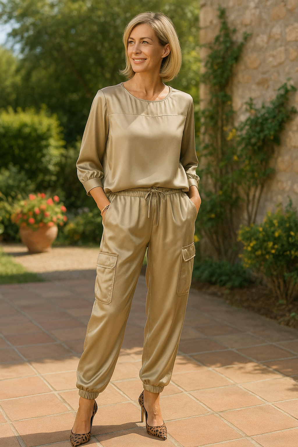 Liora | Two-Piece Urban Flair Blouse Set
