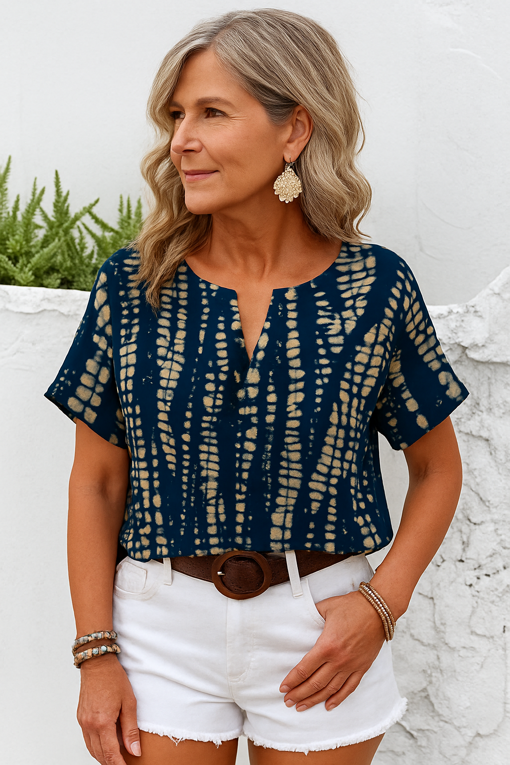 Zireya | Retro Print T-Shirt