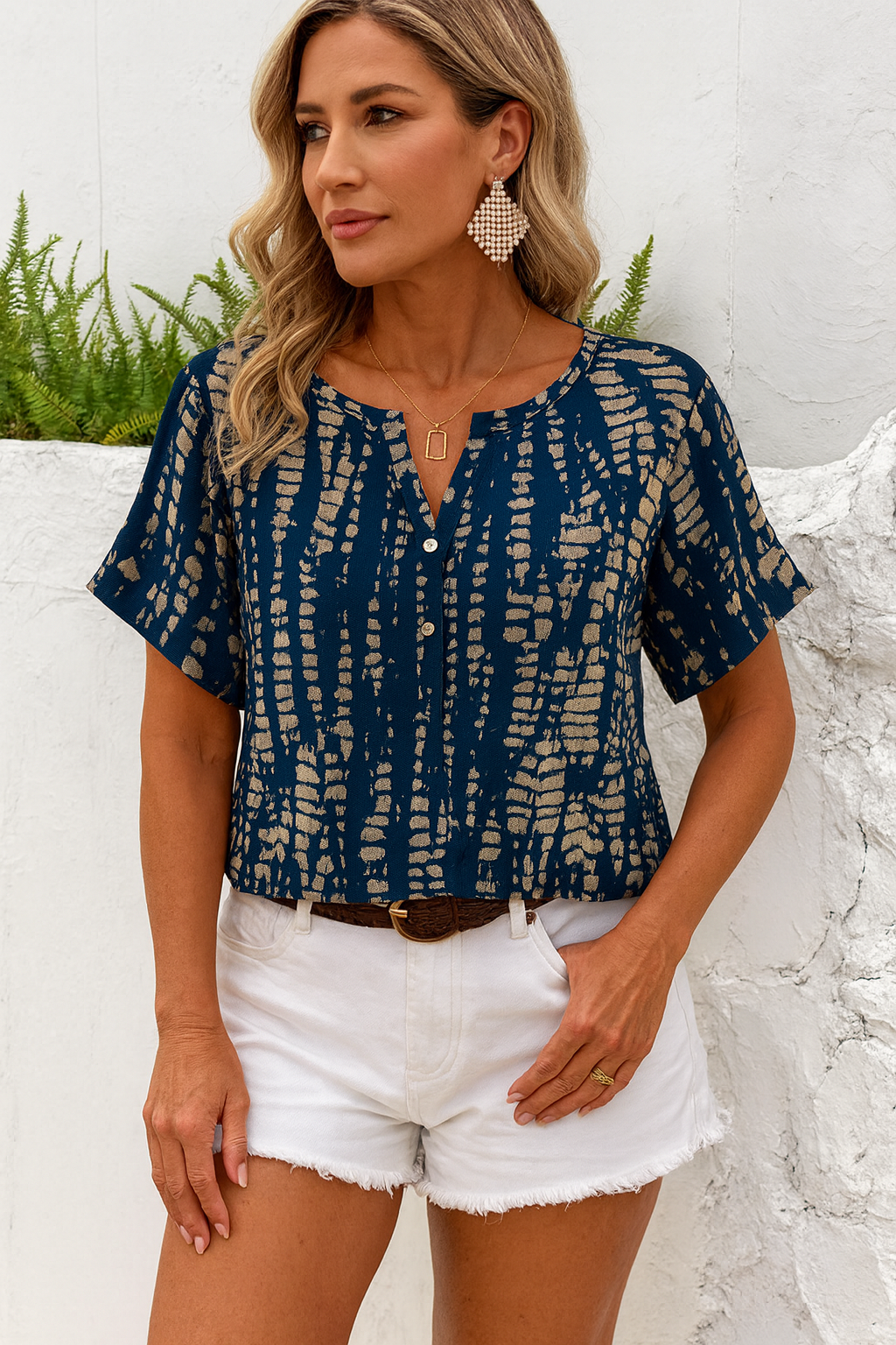 Zireya | Retro Print T-Shirt