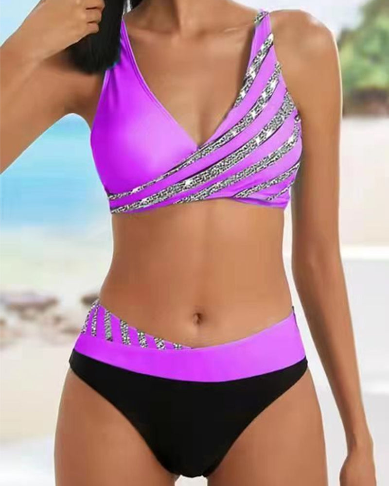 Soléa | Printed Bikini in Warm Tones