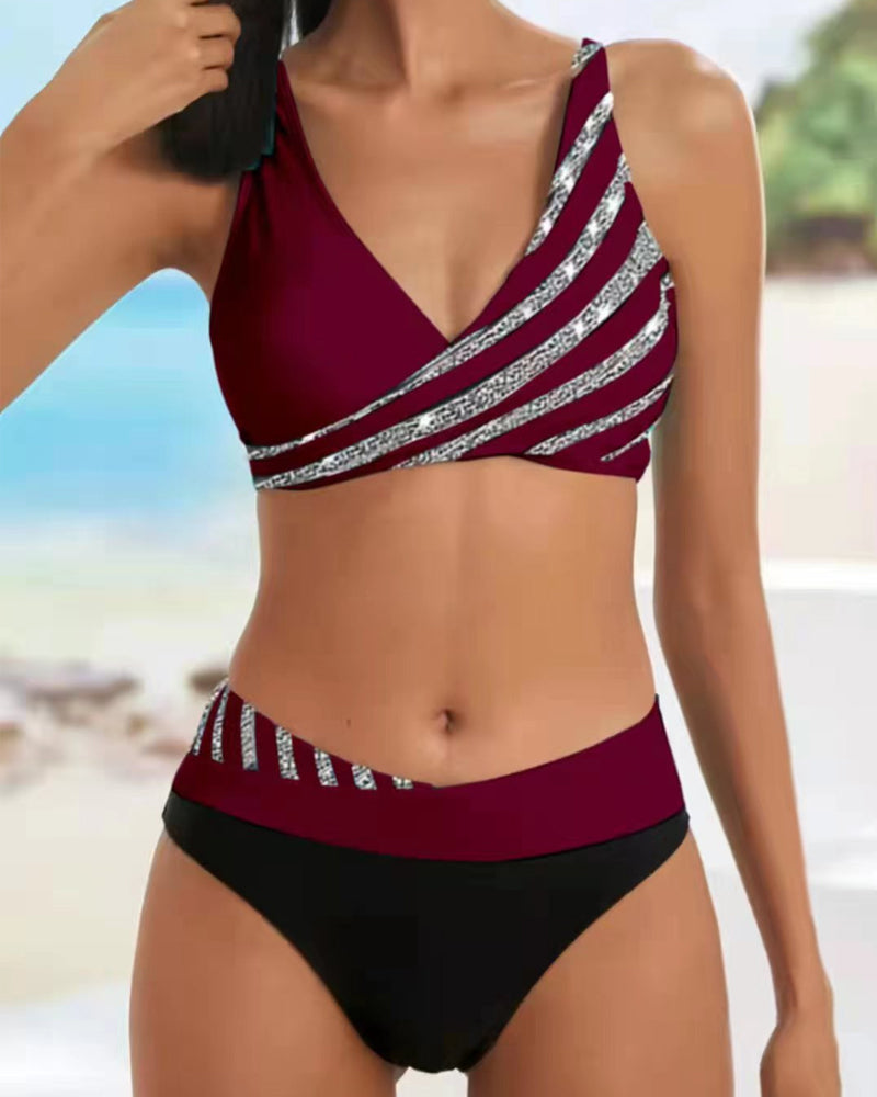 Soléa | Printed Bikini in Warm Tones