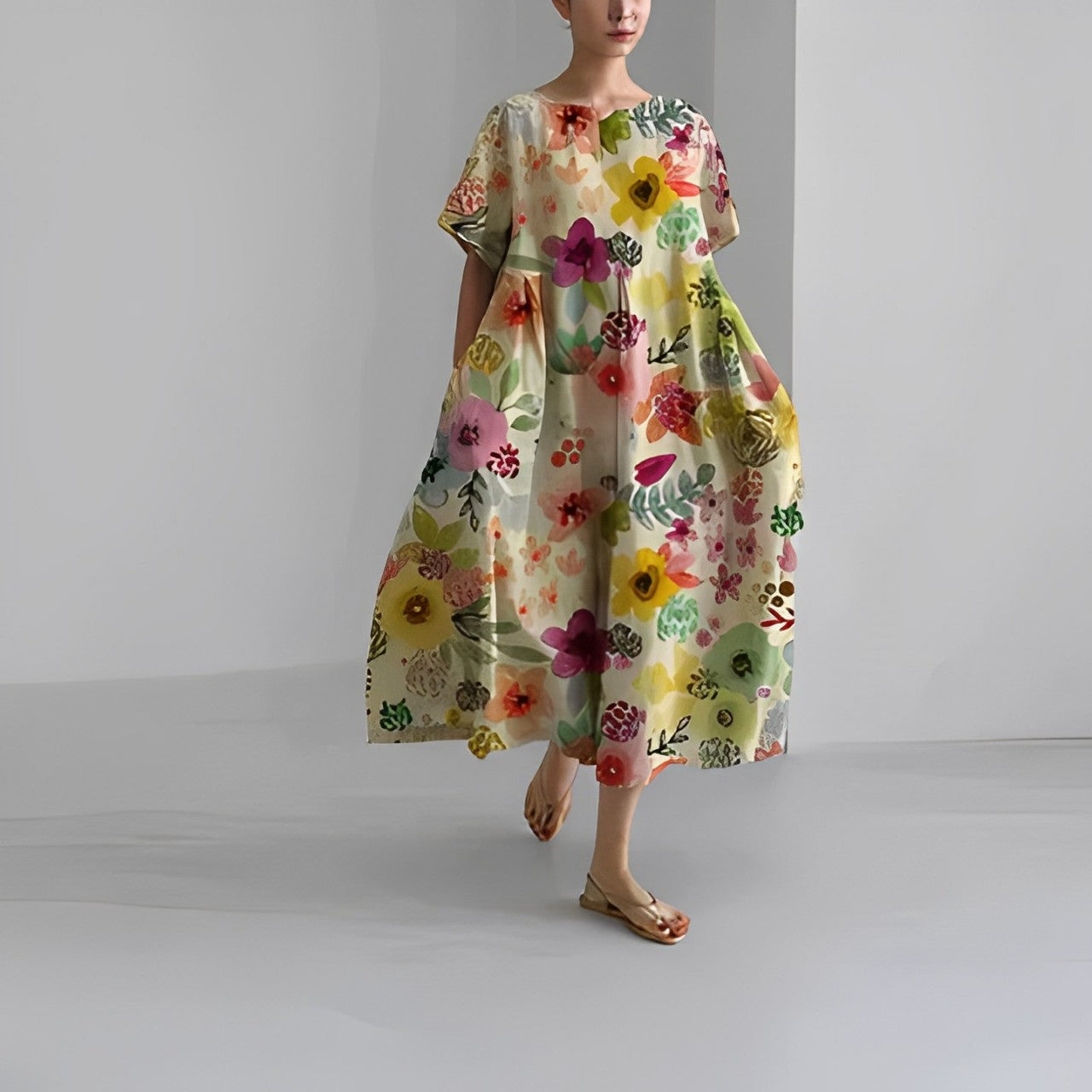 Tahlia | Loose Colorful Dress