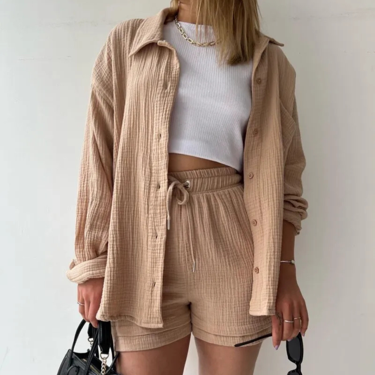 Evana | Lightweight & Trendy Blouse Set