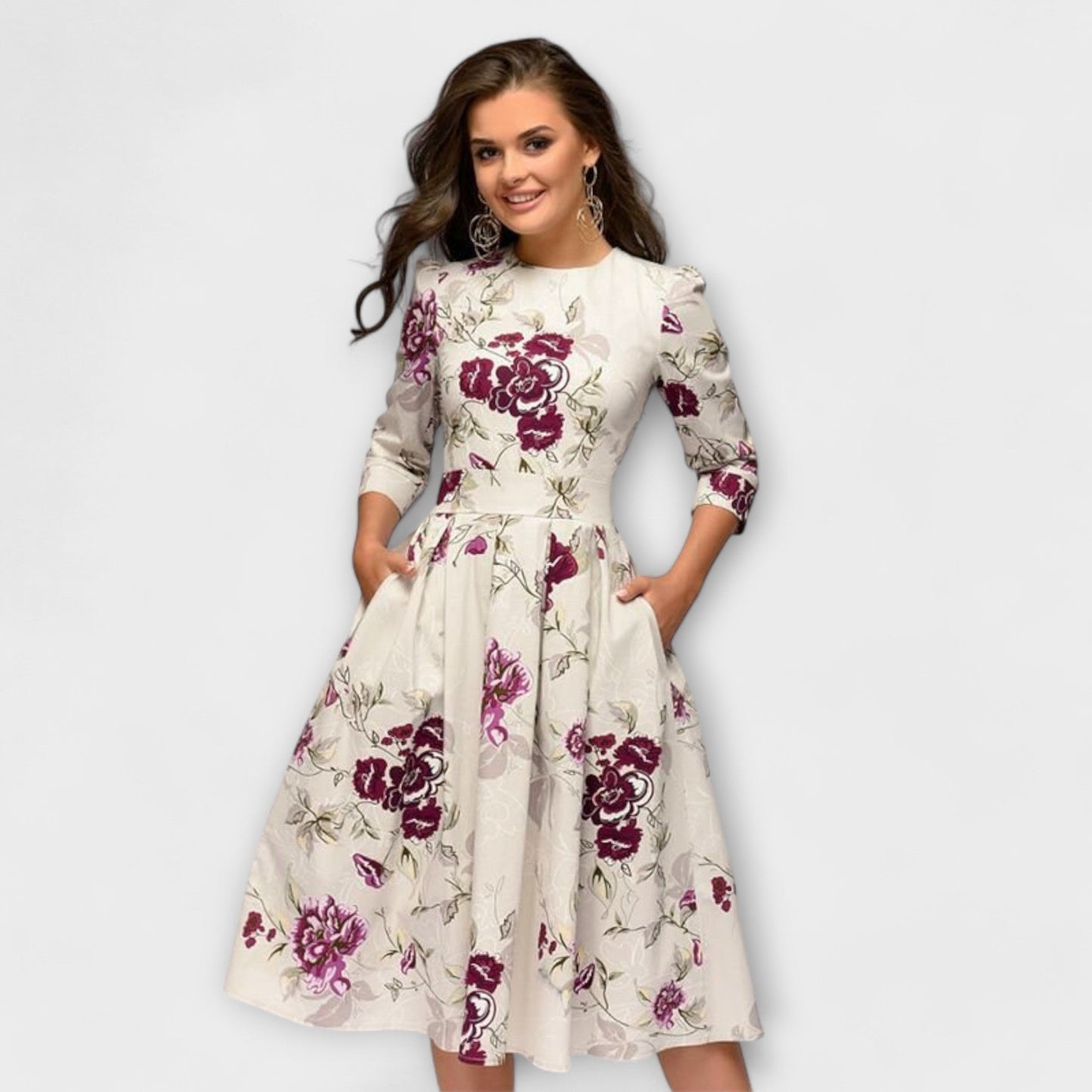 Liora | Elegant Knee-Length Dress
