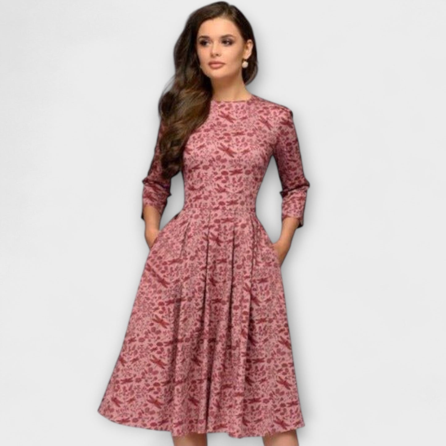 Liora | Elegant Knee-Length Dress