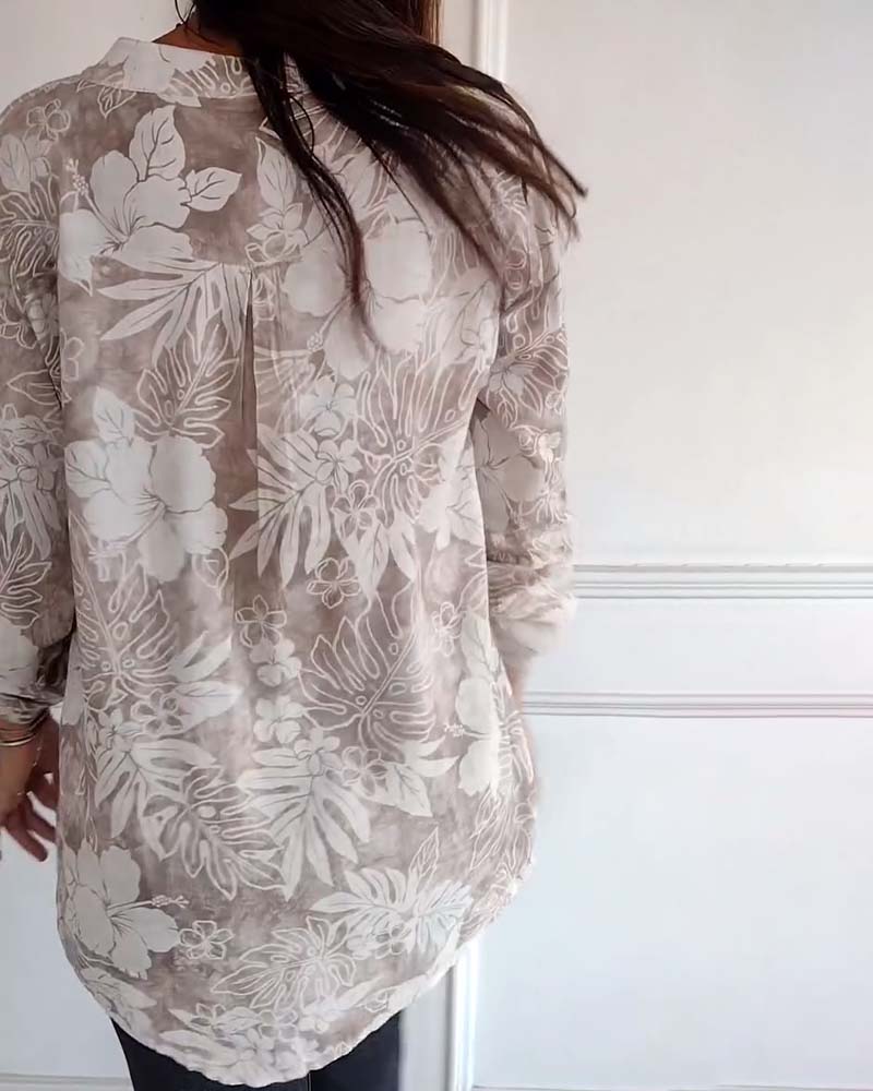 Tayana | Sequin Leaf Patchwork Top