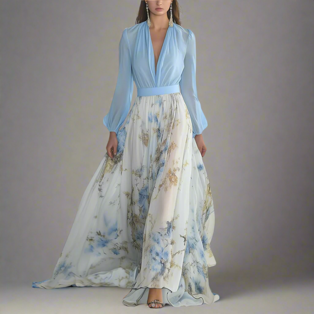Virella | Elegant Flowy Maxi Dress