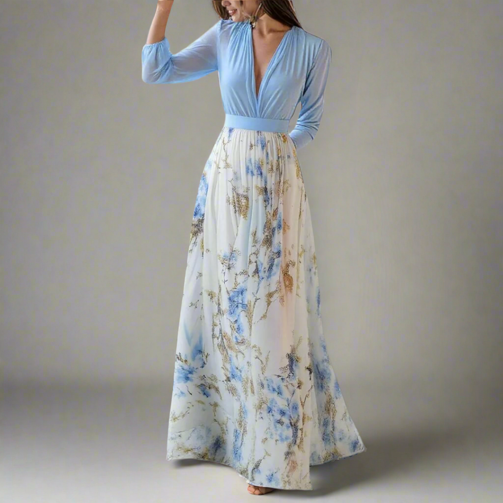Virella | Elegant Flowy Maxi Dress