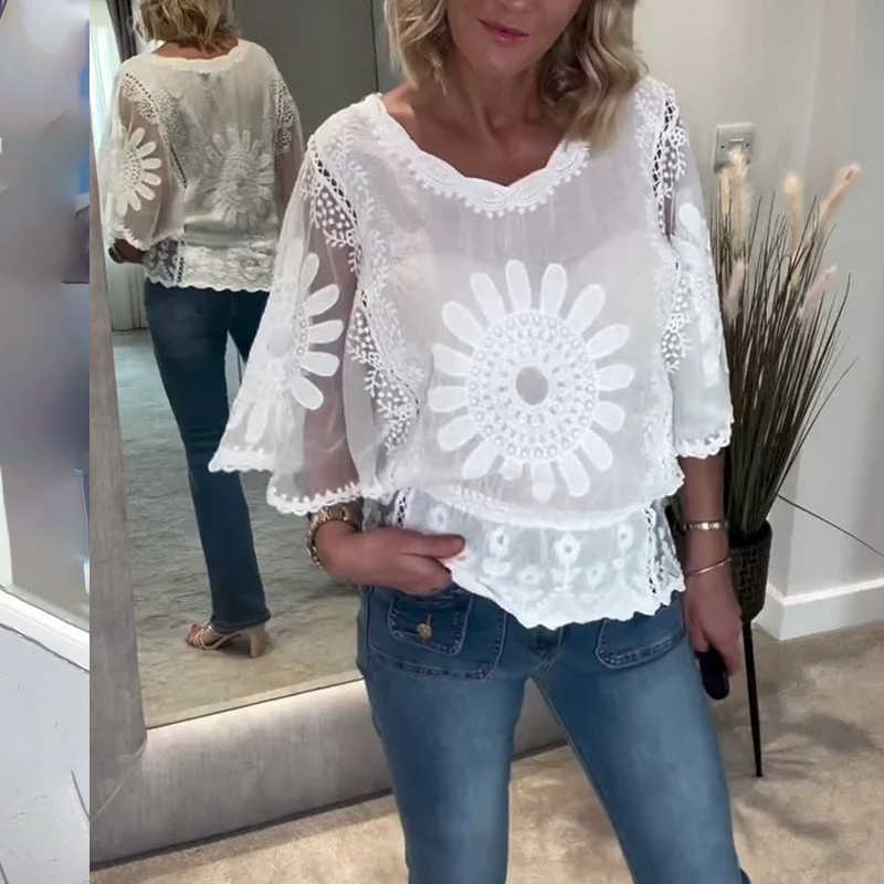 Elviana | Lightweight Feminine Blouse