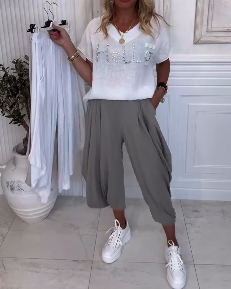 Serina | Puffed Casual Pants