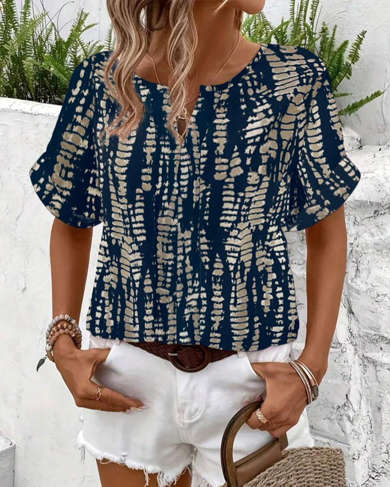 Zireya | Retro Print T-Shirt