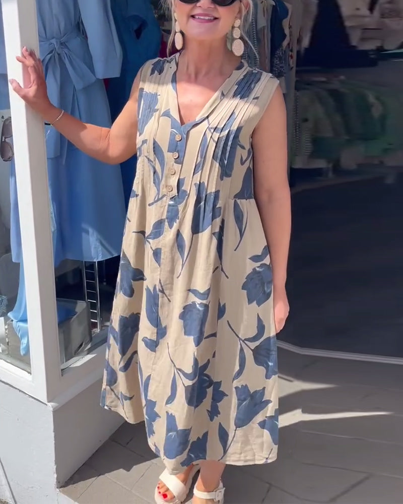 Kalina | Printed Summer Maxi Dress