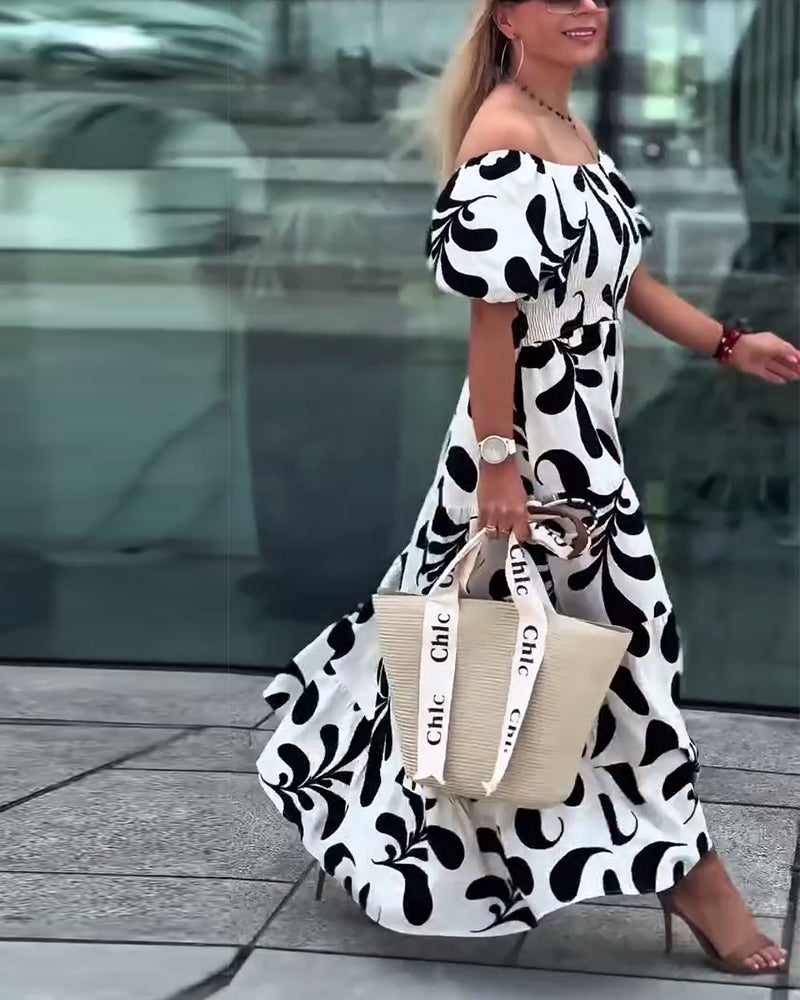 Virella | Elegant Off-Shoulder Dress