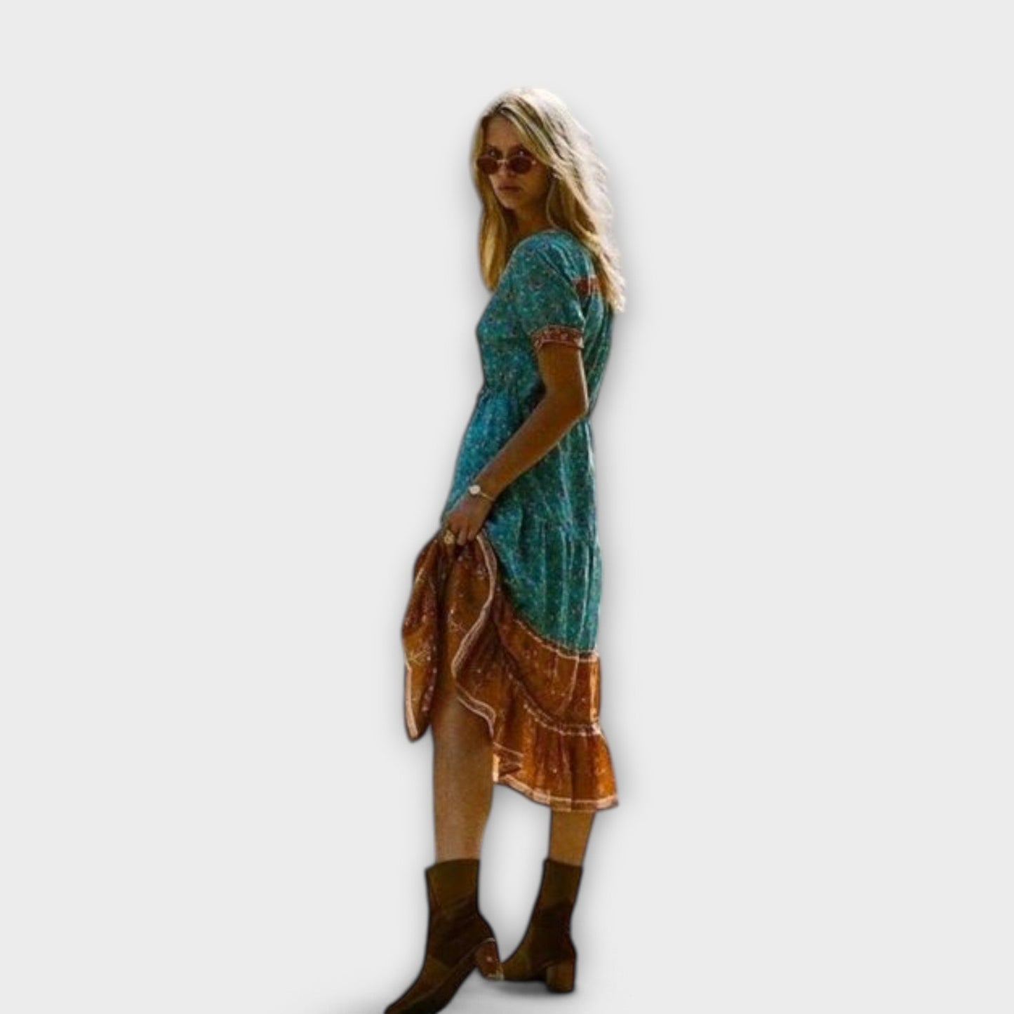 Selira | Boho Midi Dress