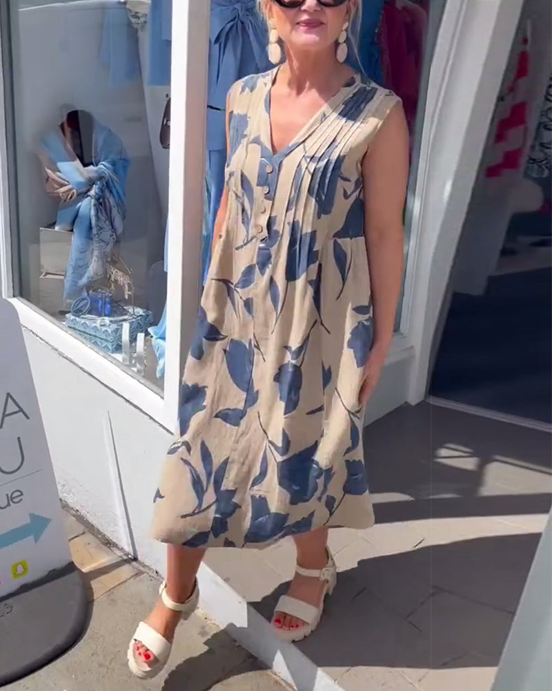 Kalina | Printed Summer Maxi Dress