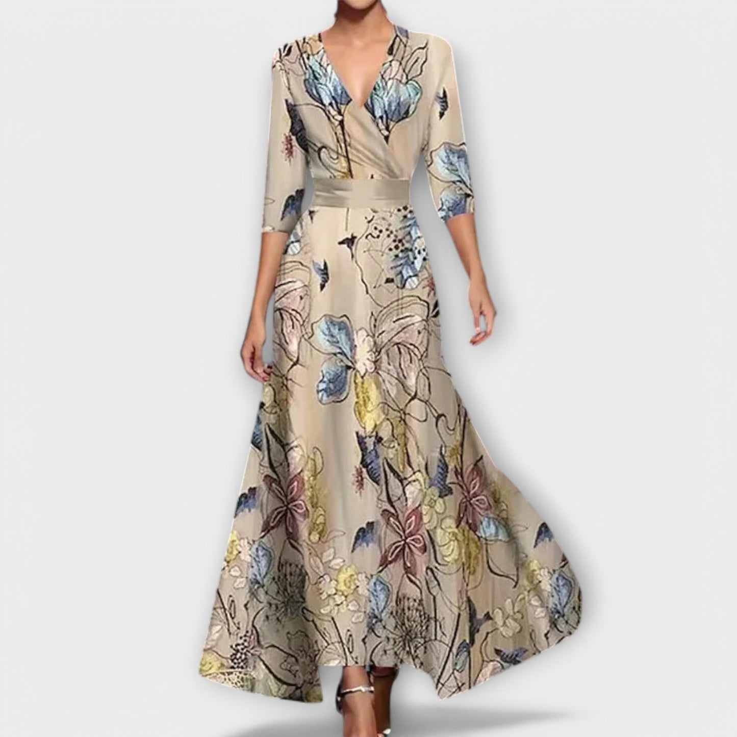Selvera | Elegant Sleeve Design Dress
