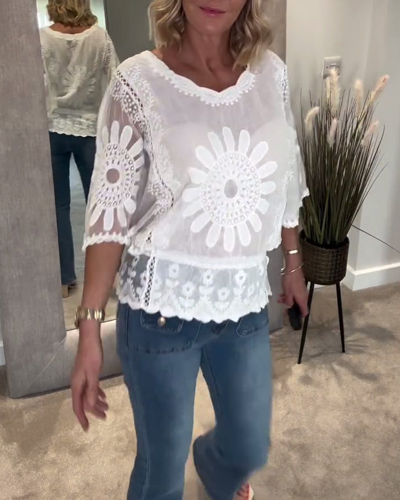 Elviana | Lightweight Feminine Blouse