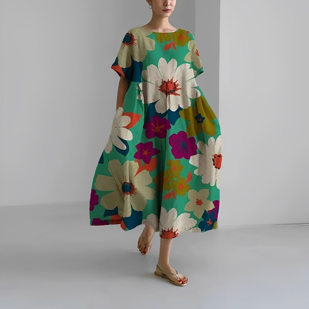 Tahlia | Loose Colorful Dress