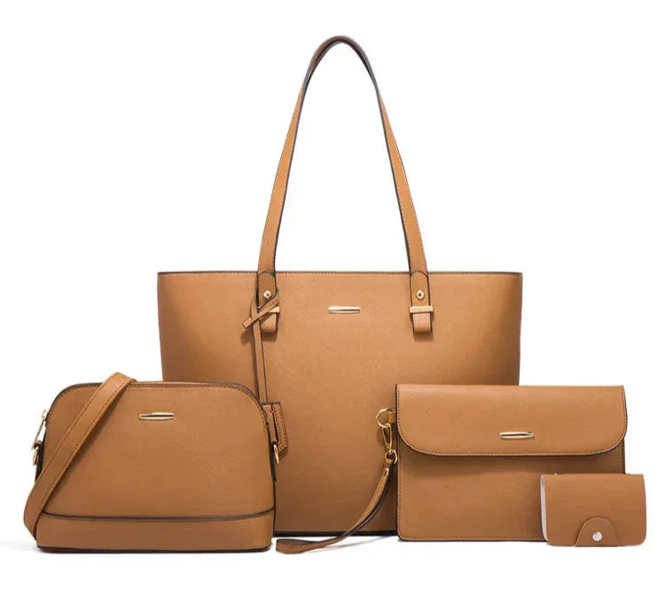 Cavalla | 3-Piece Leather Handbag & Shoulder Bag Set