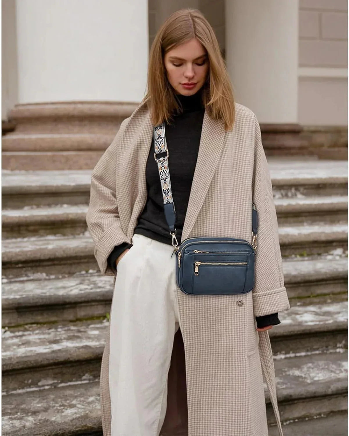 Nylah | Crossbody Bag with Colorful Straps