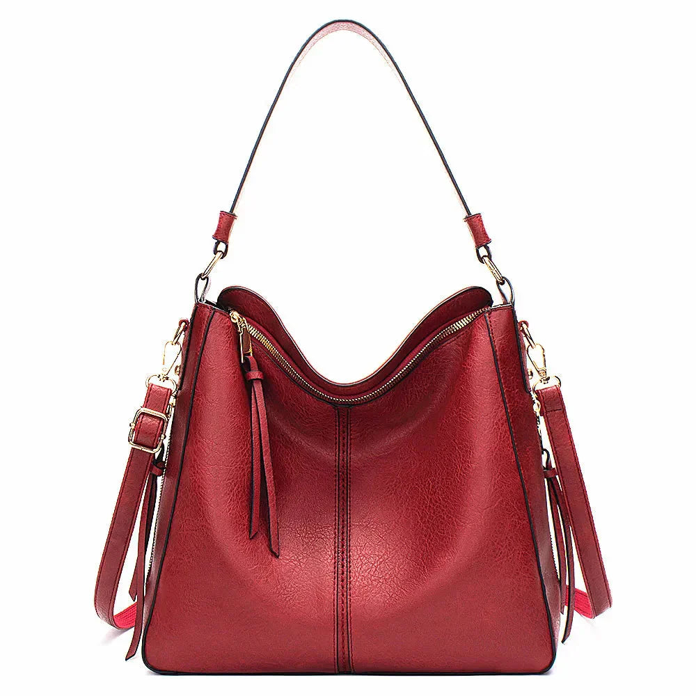 Serena | Soft Leather Hobo Bag