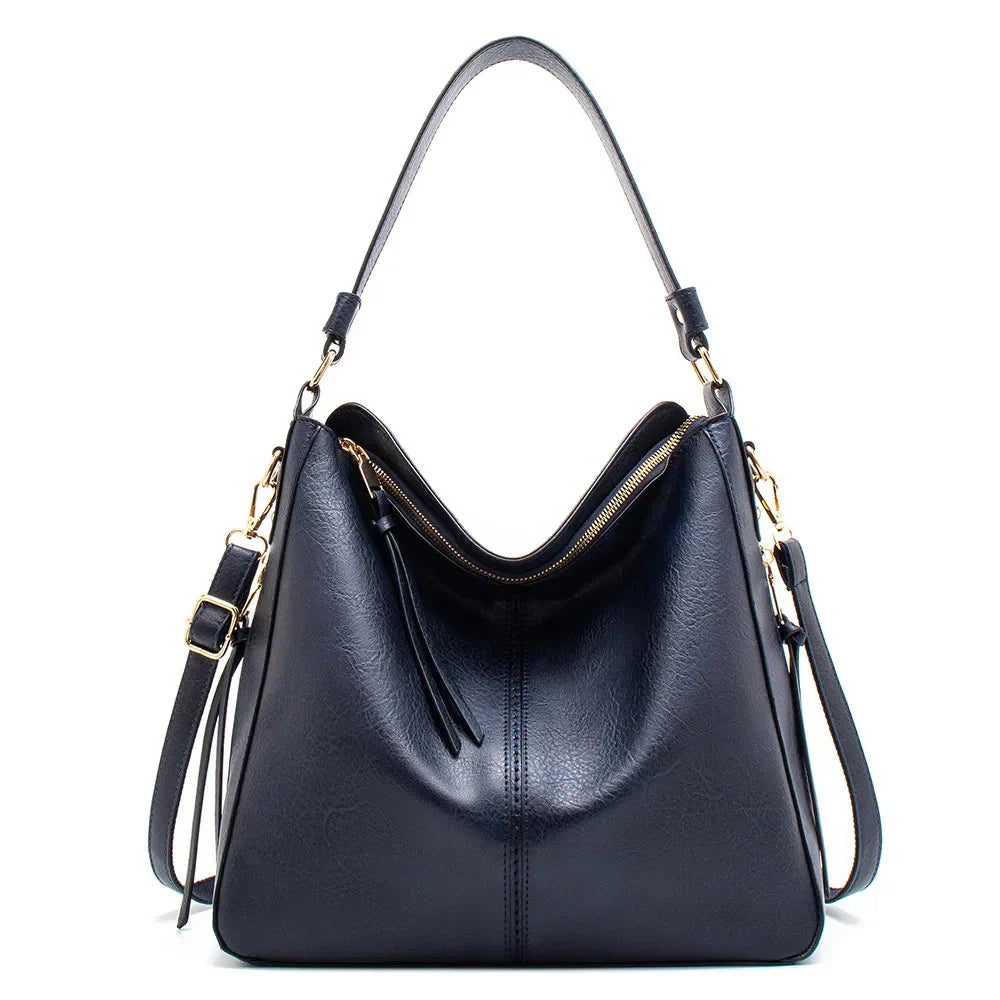 Serena | Soft Leather Hobo Bag