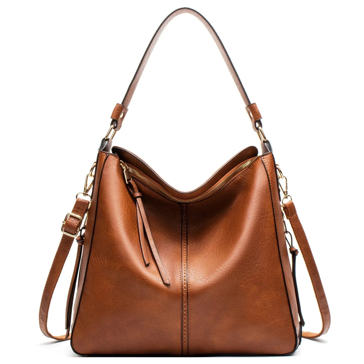 Serena | Soft Leather Hobo Bag