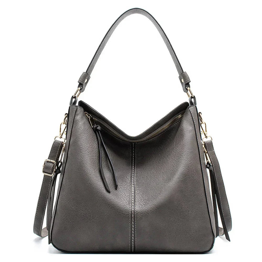 Serena | Soft Leather Hobo Bag