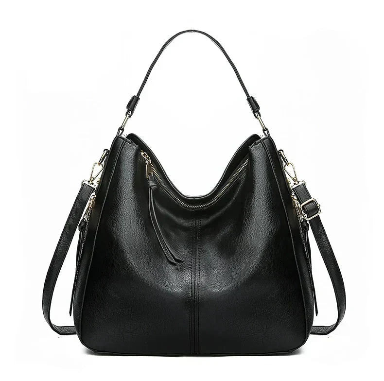 Serena | Soft Leather Hobo Bag