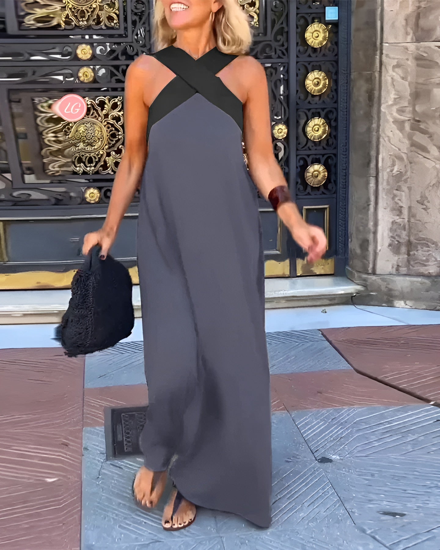 Thalina | Cross-Front Summer Dress