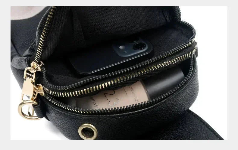 Yenthle | Retro Leather Shoulder Ba