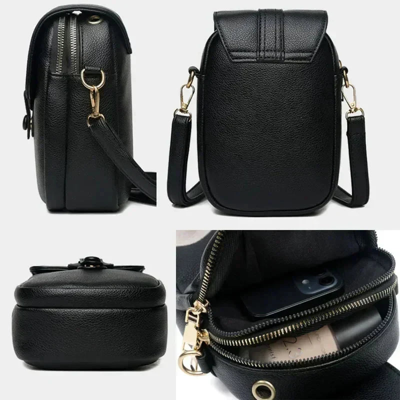 Yenthle | Retro Leather Shoulder Ba