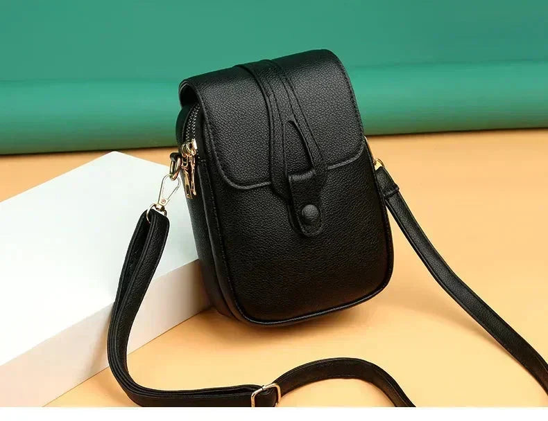 Yenthle | Retro Leather Shoulder Ba