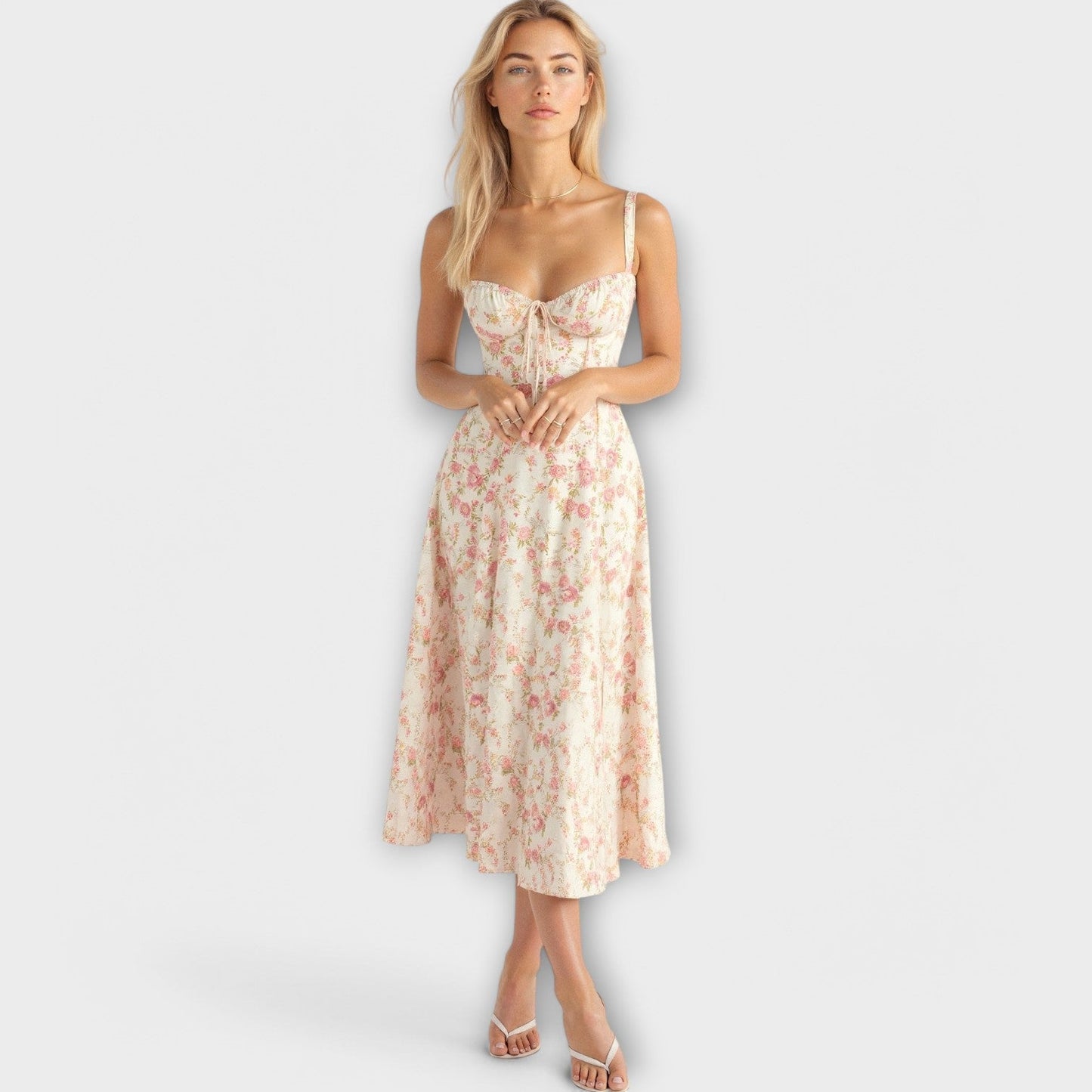Virella | Midi Corset Dress