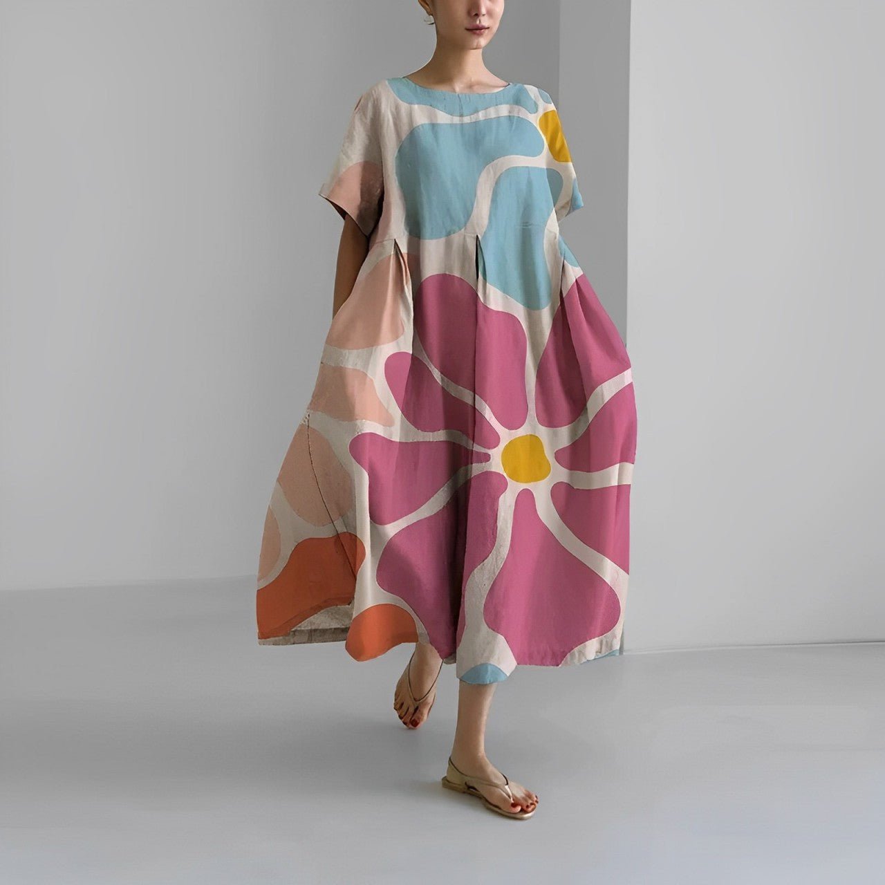 Tahlia | Loose Colorful Dress