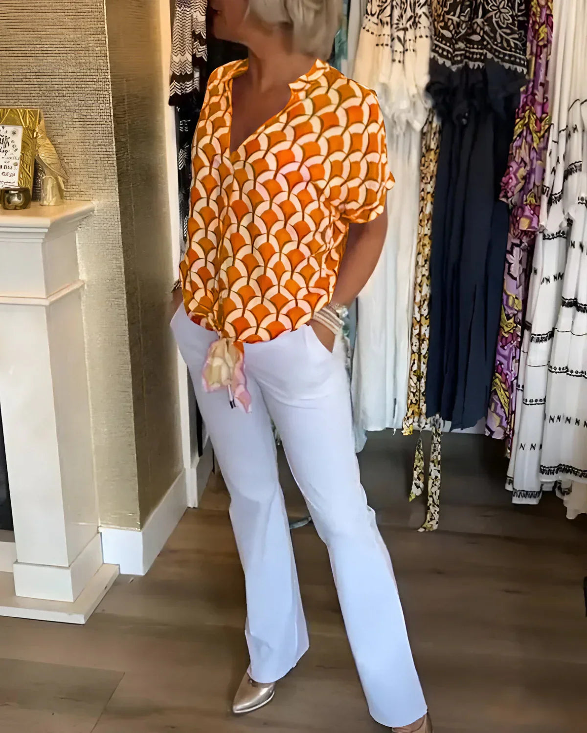 Rivana | Elegant Summer Blouse