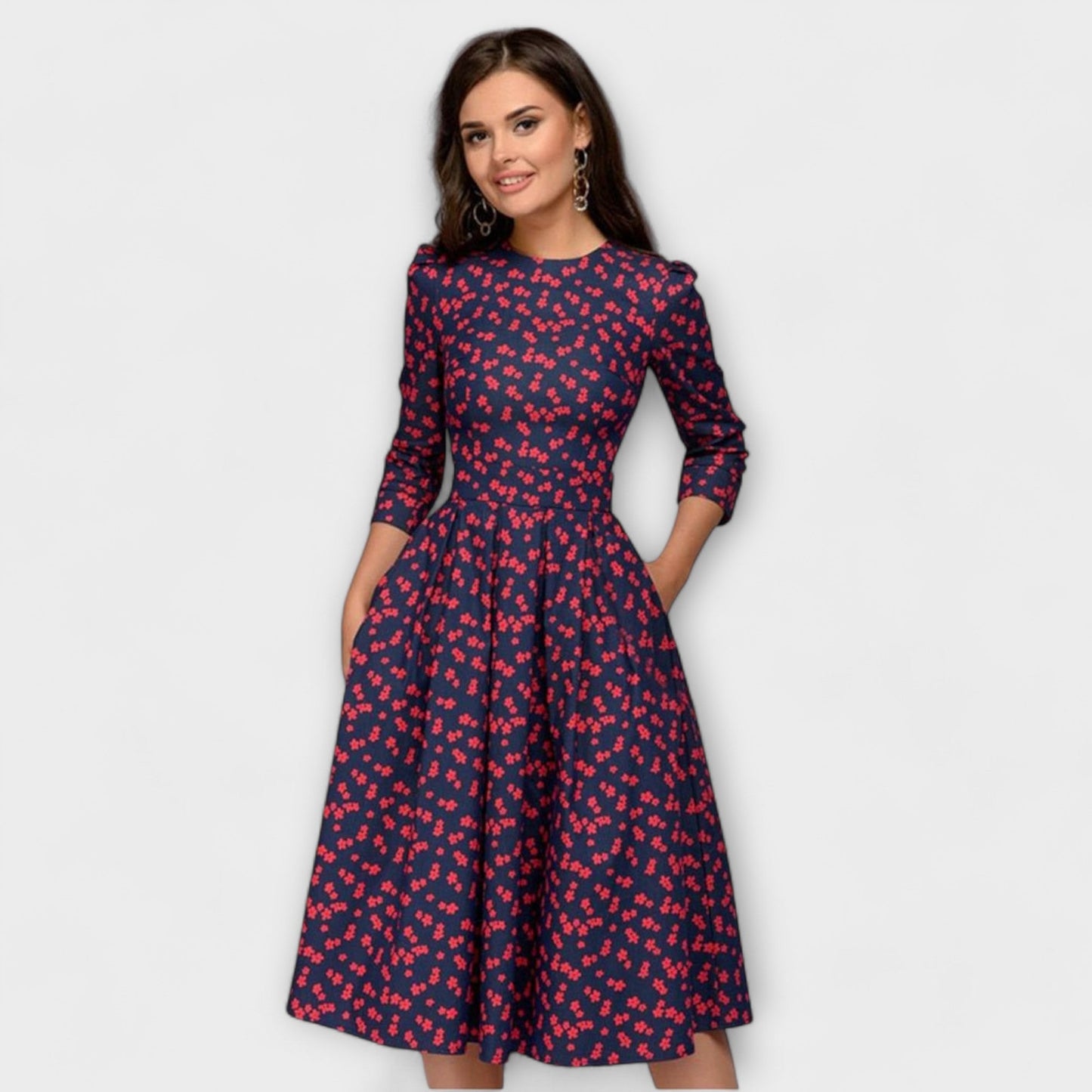 Liora | Elegant Knee-Length Dress