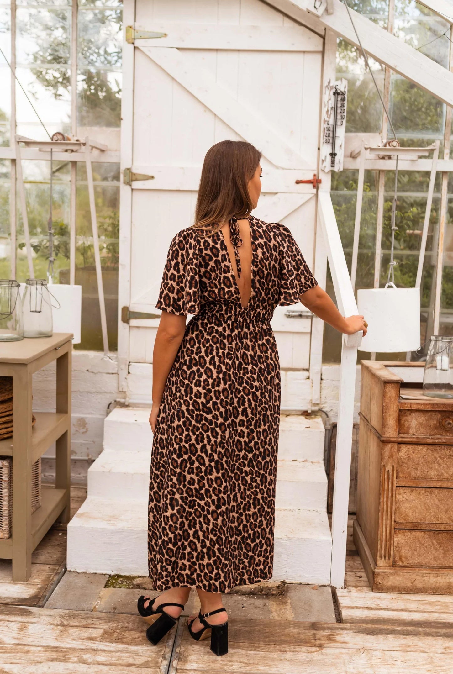Kireya | Leopard Maxi Dress