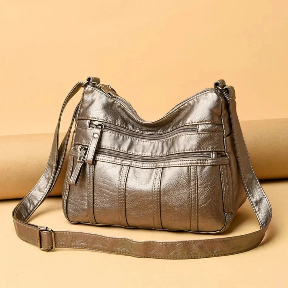 Liora | Soft Leather Crossbody Bag