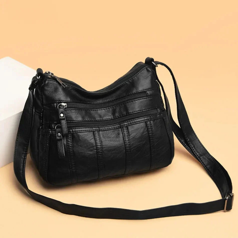 Liora | Soft Leather Crossbody Bag