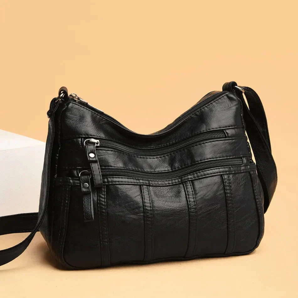 Liora | Soft Leather Crossbody Bag