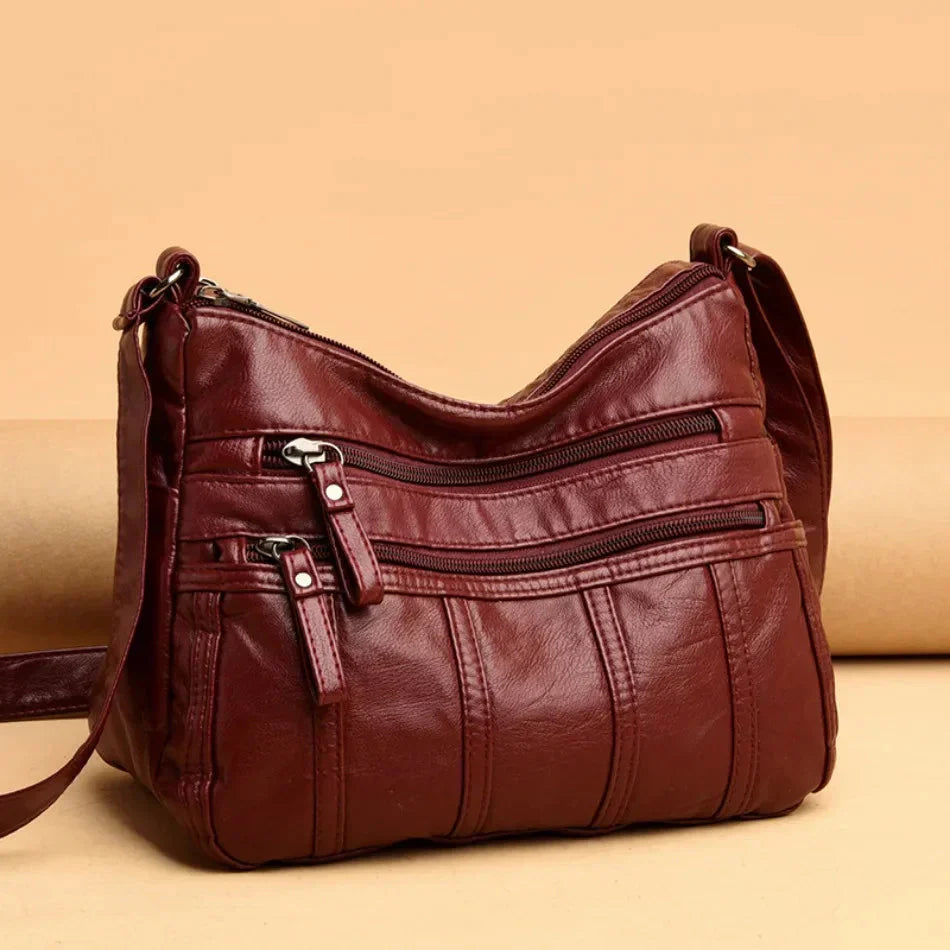 Liora | Soft Leather Crossbody Bag